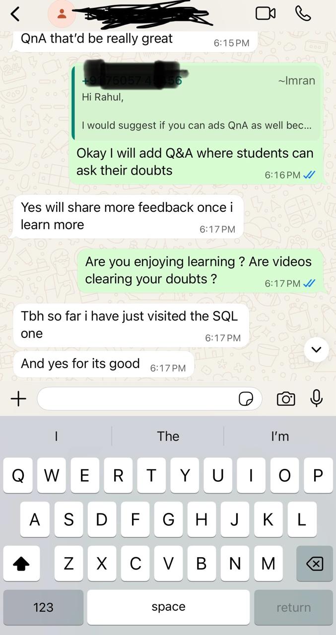 Feedback 8